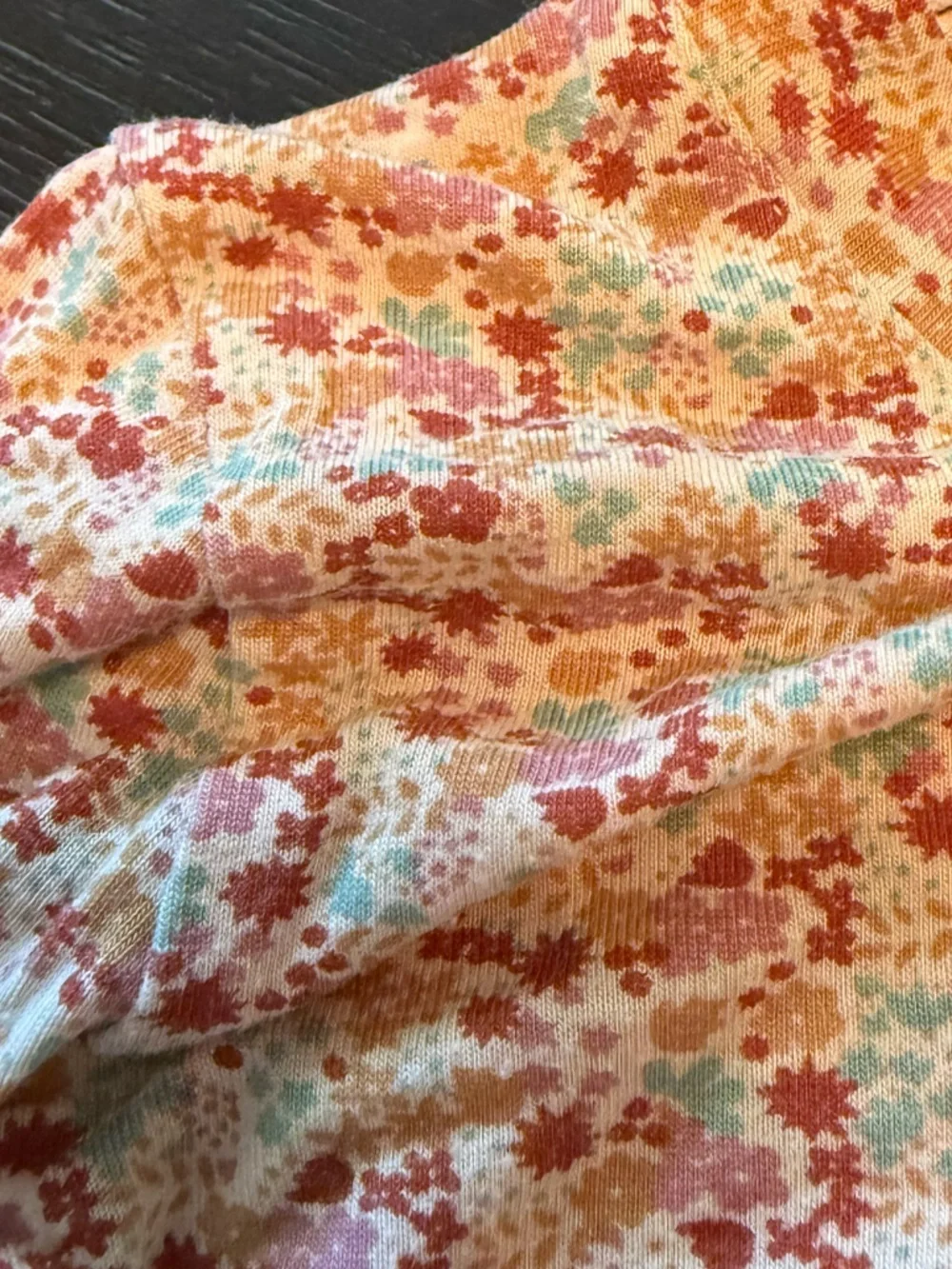 Kate Quinn Organics pajamas 2 piece set boho floral size 3 or 4T - Picture 4 of 4